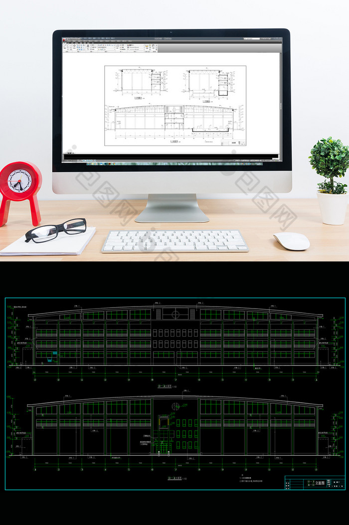 建筑施工图素材建筑施工图设计建筑设计CAD图片