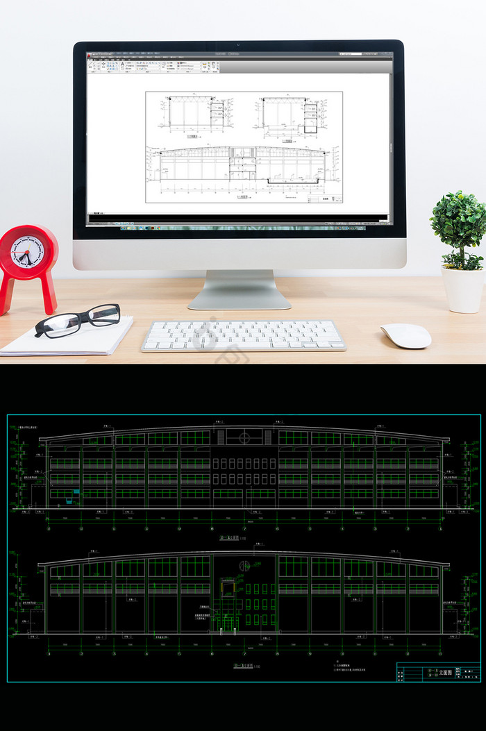 体育馆建筑CAD设计图片