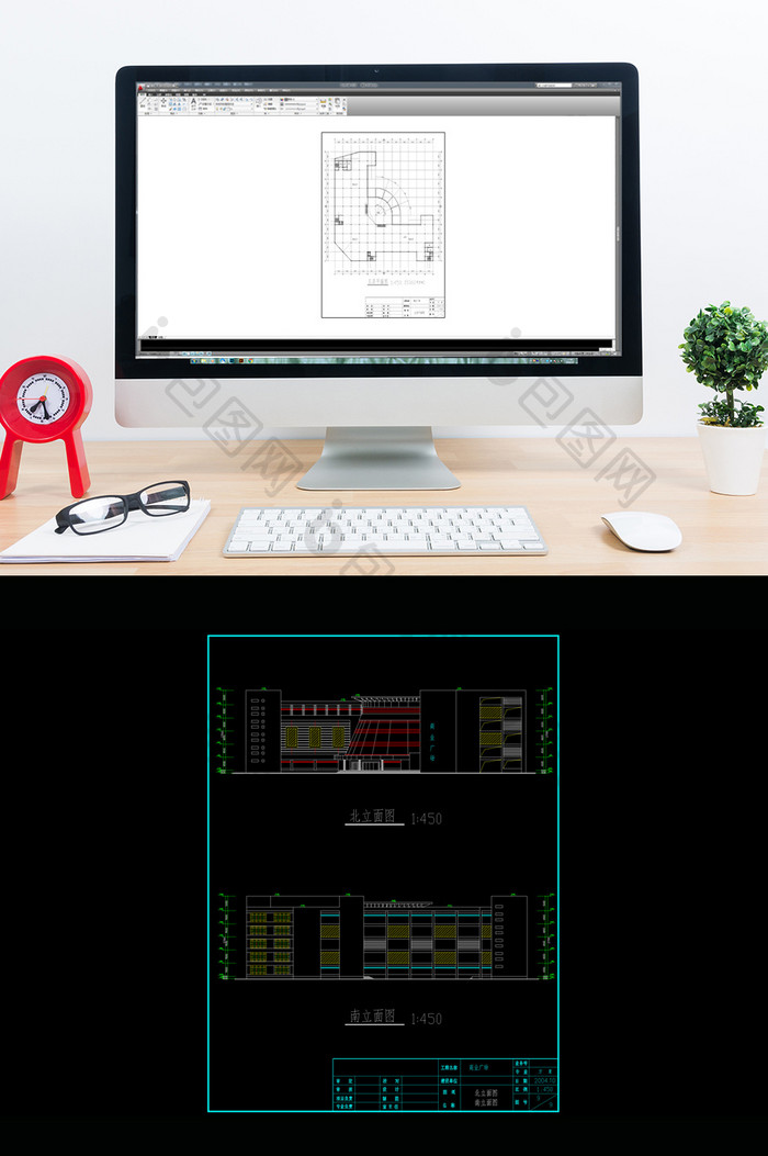 五层商场设计方案图纸CAD