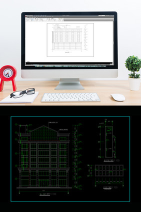 综合楼的全套CAD建筑图图纸