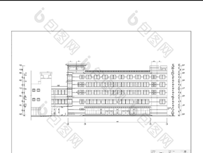 某综合楼的CAD建筑设计图纸