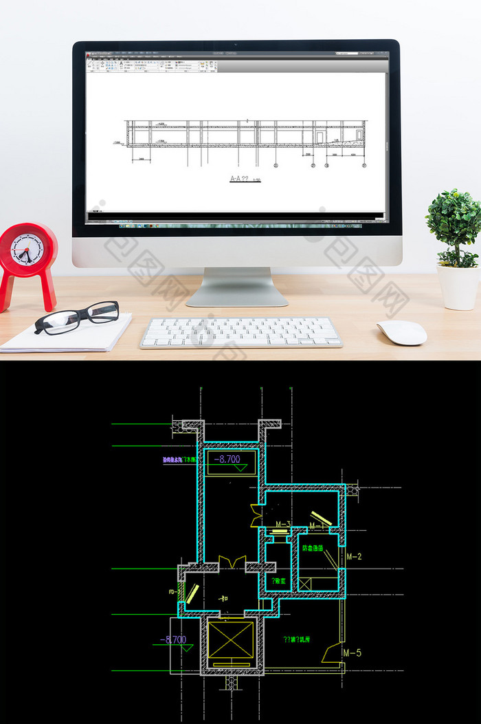 建筑施工图素材建筑施工图设计建筑设计CAD图片