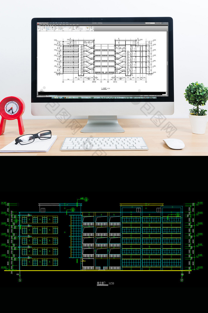 建筑施工图设计建筑设计CAD建筑施工图图片