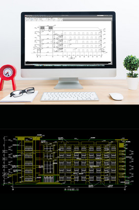 某办公楼的设计图CAD图纸