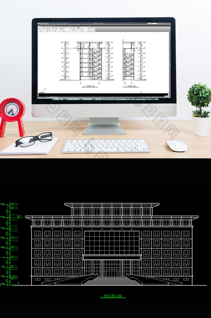 建筑施工图设计建筑设计CAD建筑施工图图片