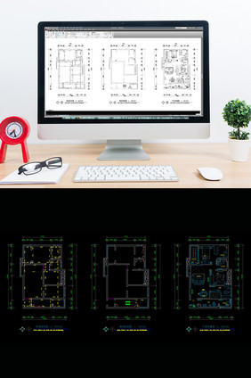 小三室户型CAD