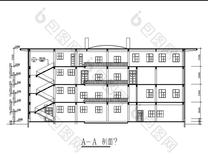 某图书馆设计CAD方案图图纸