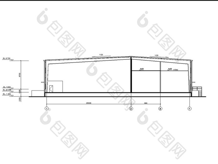 某公司厂房的建筑设计图纸CAD