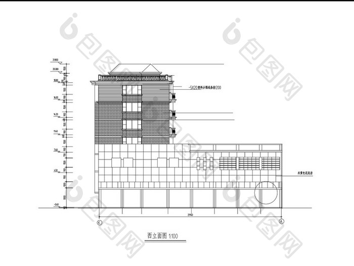 江南住宅全套建筑图CAD