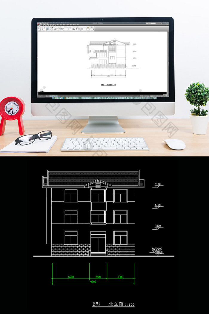 村镇建设住宅CAD方案图纸