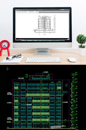 多层住宅的建筑施工图CAD图