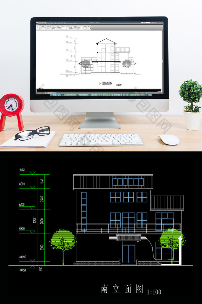 素材建筑施工图设计CAD设计图纸图片