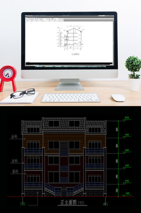 多层住宅建筑施工图CAD方案图图纸