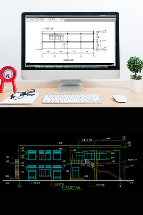 食堂的CAD建筑施工图全套图