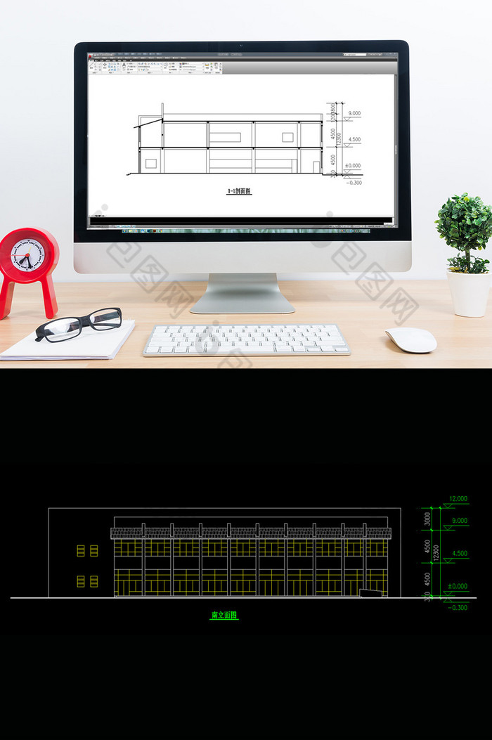 建筑施工图设计建筑设计CAD建筑施工图图片