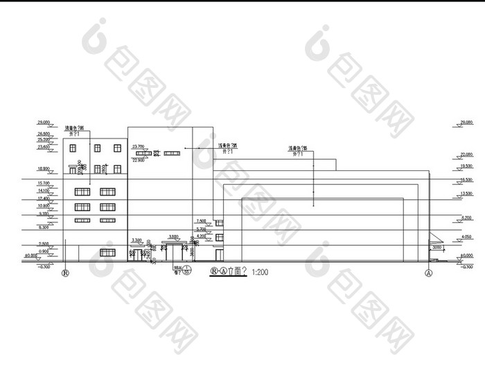 影剧院建筑施工图设计方案CAD图纸