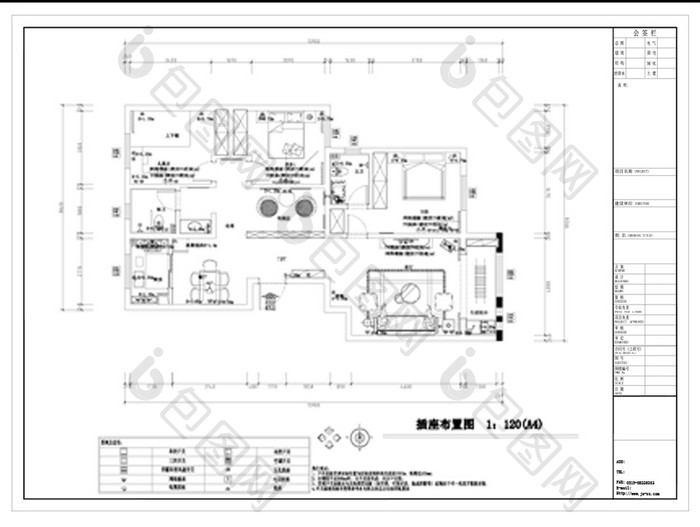 家装插座点位CAD