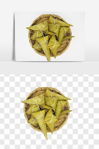 食品坚果粽子月饼食物png俯拍元素图片