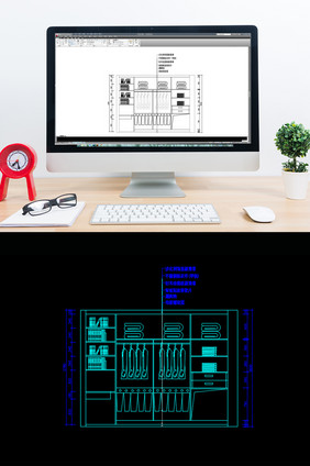 家装衣柜里面架构图CAD图纸