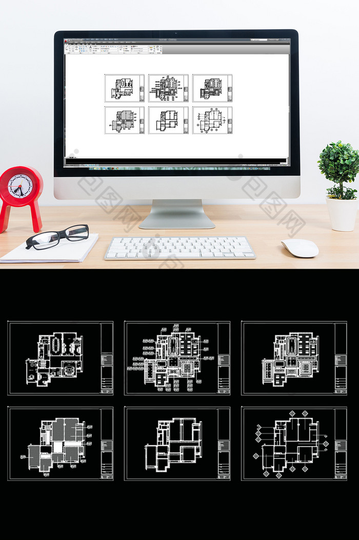 房屋平面图定制CAD平面图图片