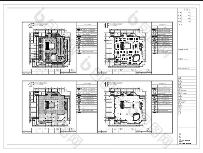 女装空间设计CAD施工图纸