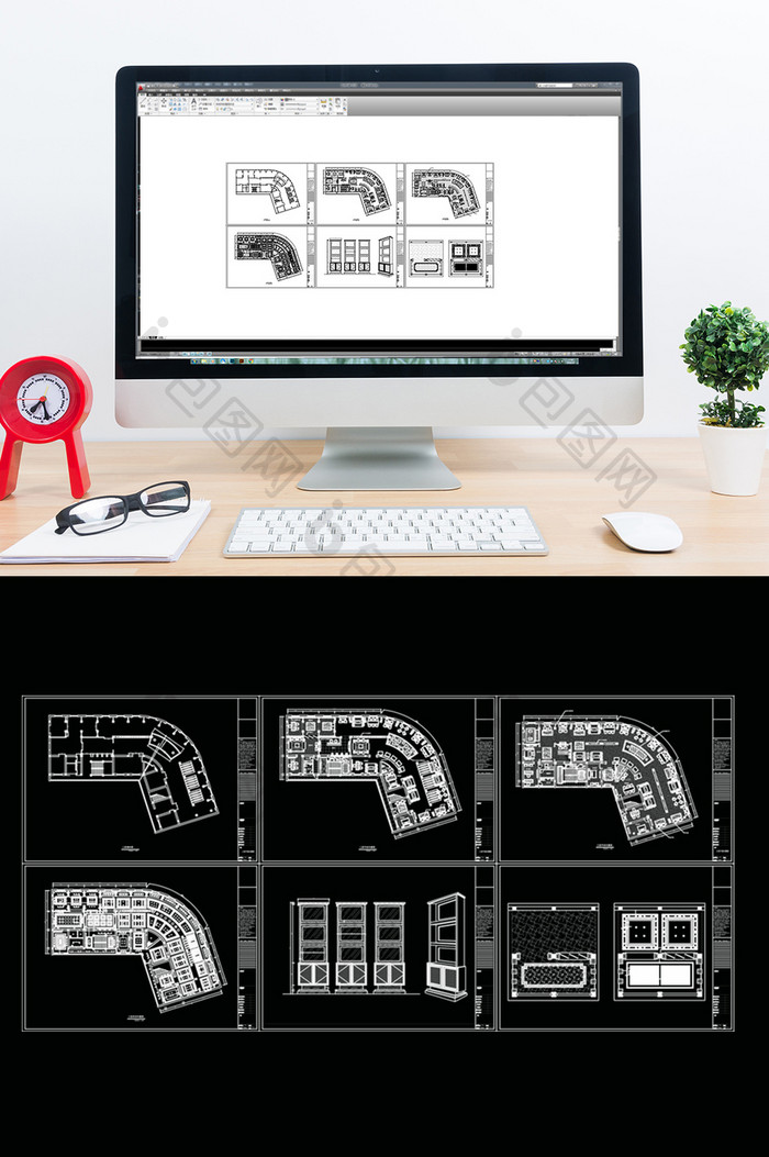 家具展厅空间设计CAD