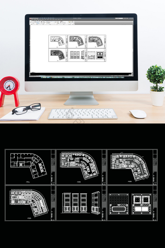 家具展厅空间设计CAD图片