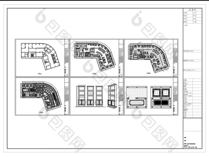 家具展厅空间设计CAD