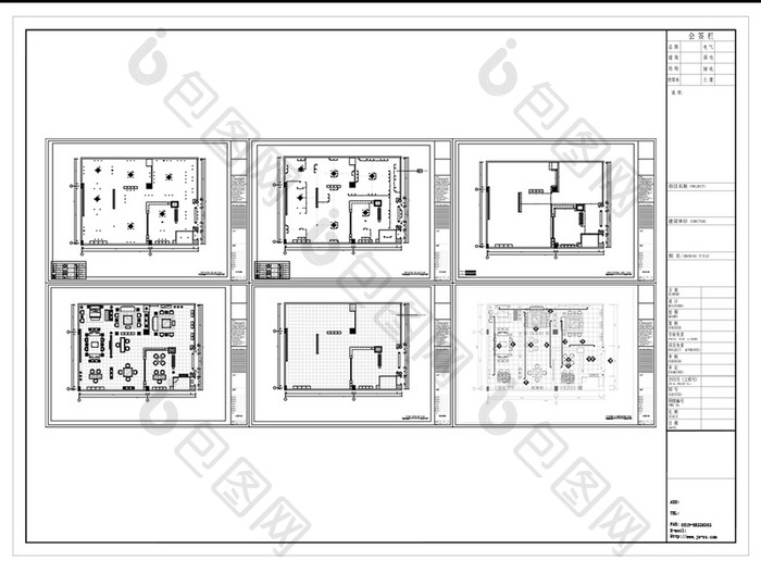 家具展厅空间CAD设计图纸