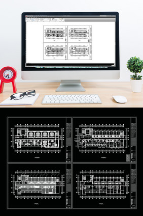 CAD五星级酒店设计平面