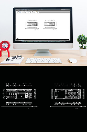 餐饮空间CAD空间规划设计图片