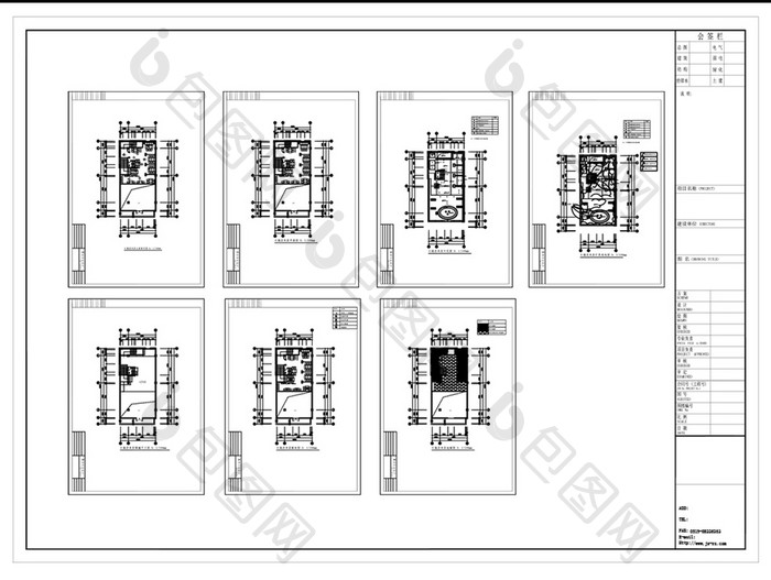 火锅店空间设计CAD