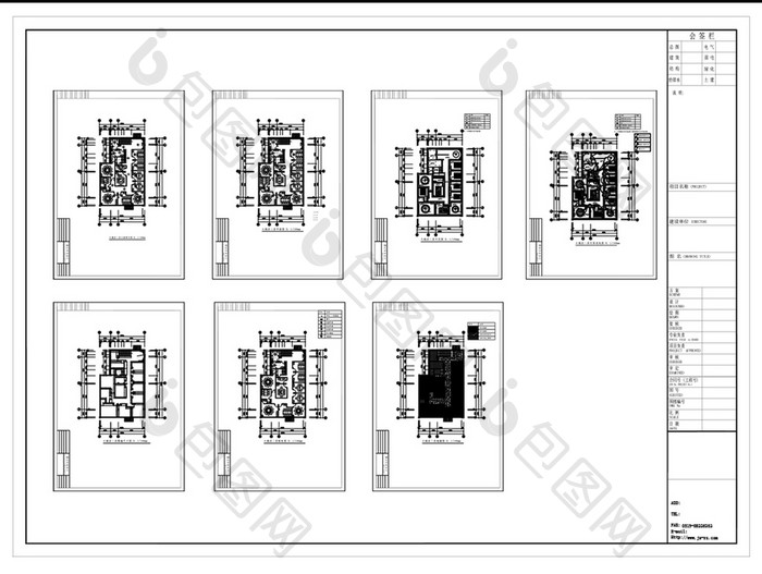 CAD火锅店空间设计规划