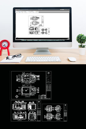 标准房空间设计CAD施工图