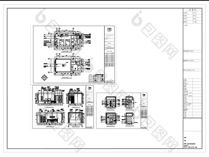 标准房空间设计CAD施工图