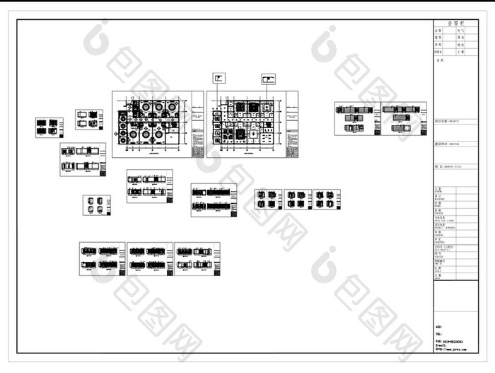 CAD餐饮空间设计施工图