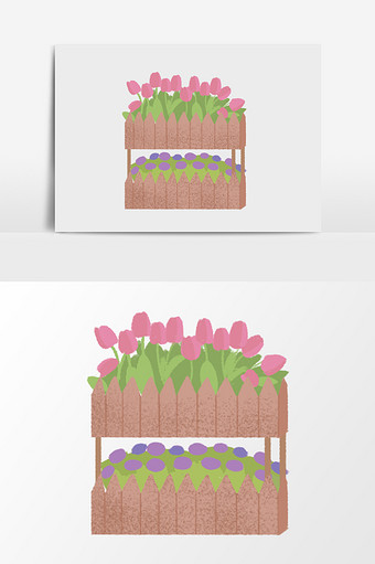 植物花架花盆素材图片