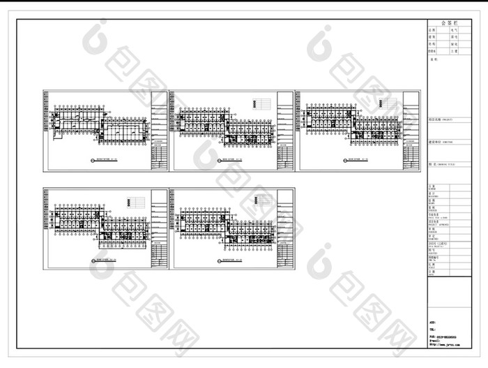 酒店空间设计CAD施工图纸