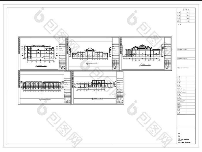 酒店空间设计CAD施工图