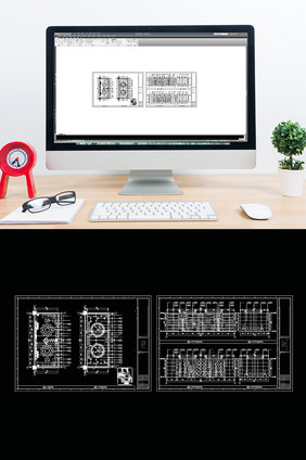 餐饮空间设计CAD施工图