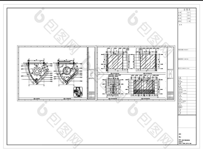 CAD餐饮空间设计施工图