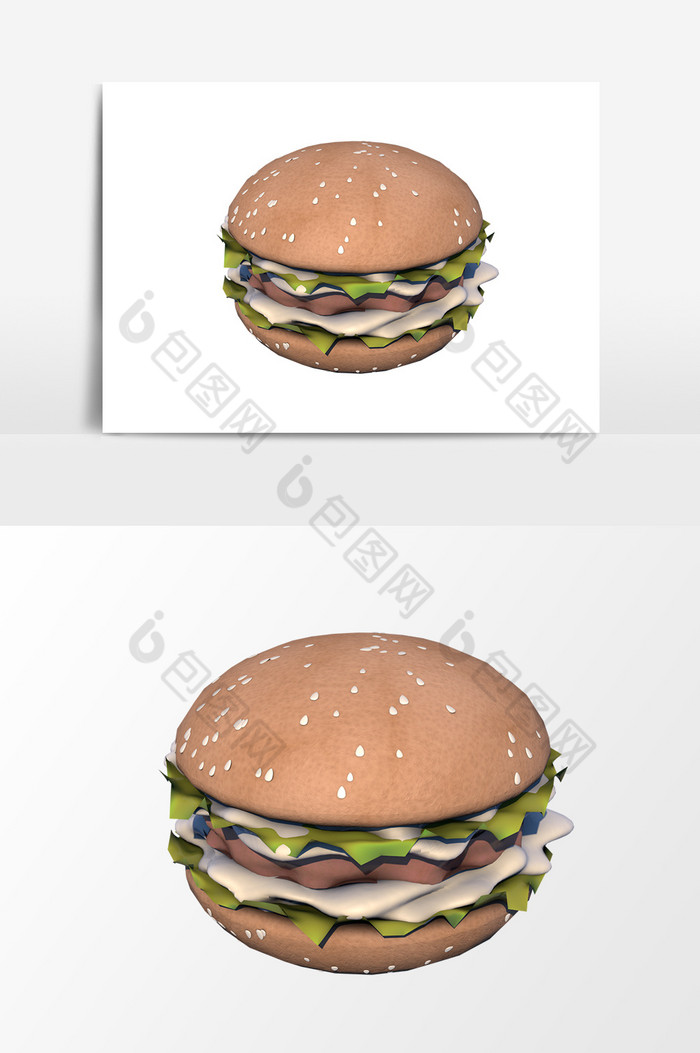 装饰图案素材素材汉堡素材图片