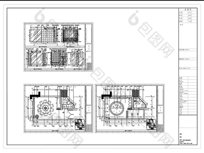 包厢CAD空间设计施工图