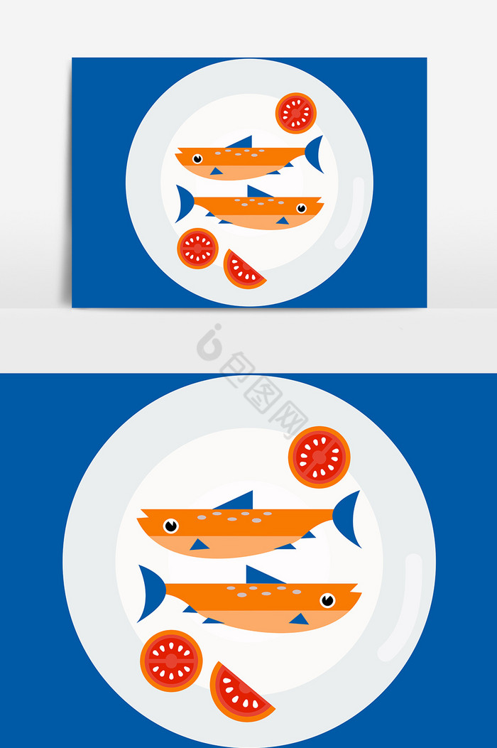 盘中餐鱼图片