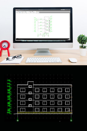 单身公寓建筑施工图CAD