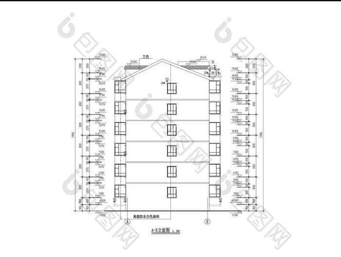 房地产开发公司住宅楼CAD施工图