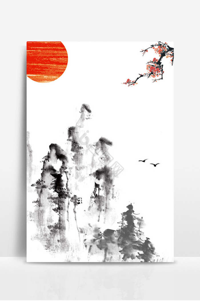 辻風 | 水墨画 墨彩画 | | 梅の花 #水墨画 #梅 #flowers #墨絵