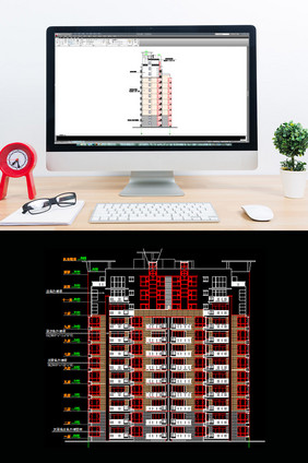 花园小高层CAD建筑施工图