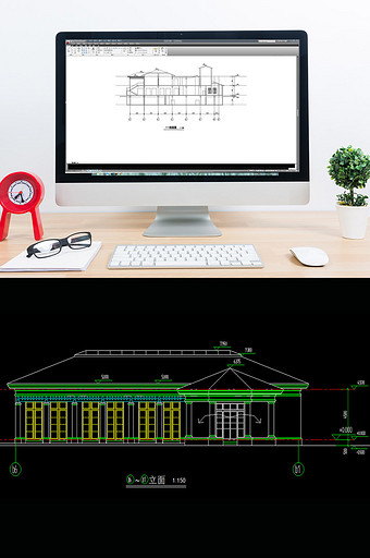 单体建筑CAD施工图图片
