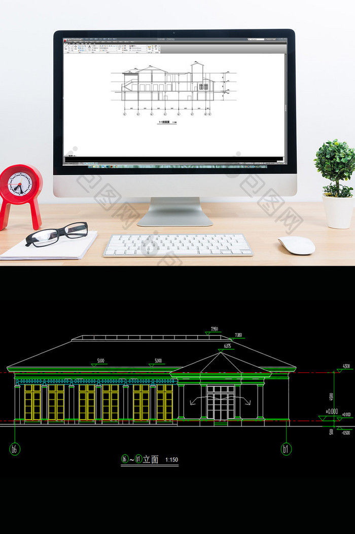 单体建筑CAD施工图